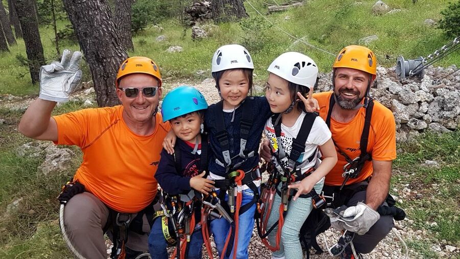 Tučepi: Zip Line Experience - Safety without taking the fun away