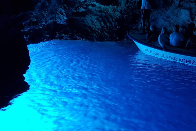 Unique Blue Cave and 5 islands tour from Trogir and Split - Vis and the short cave photo stop