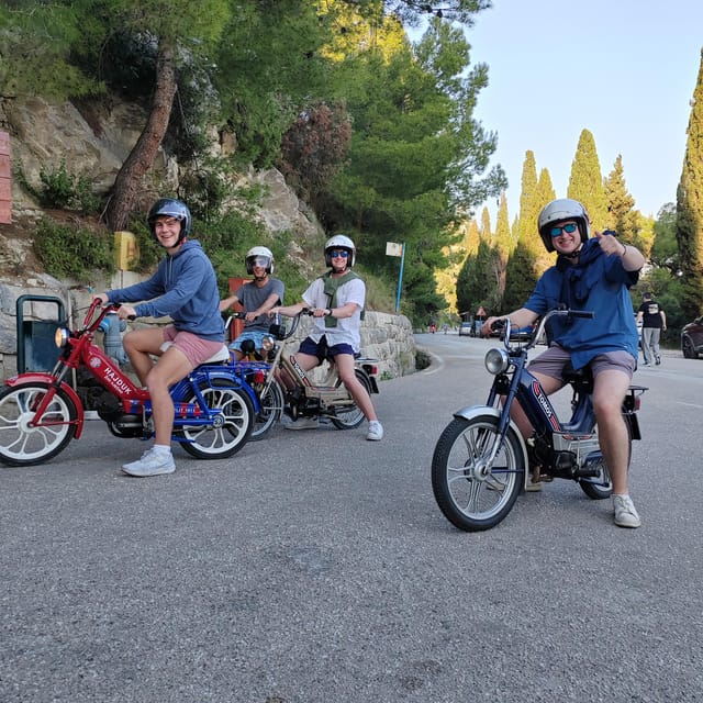 Unique vintage Tomos moped tour Split - Back to the '80s - Kašjuni, Zvončac, and the coastal road