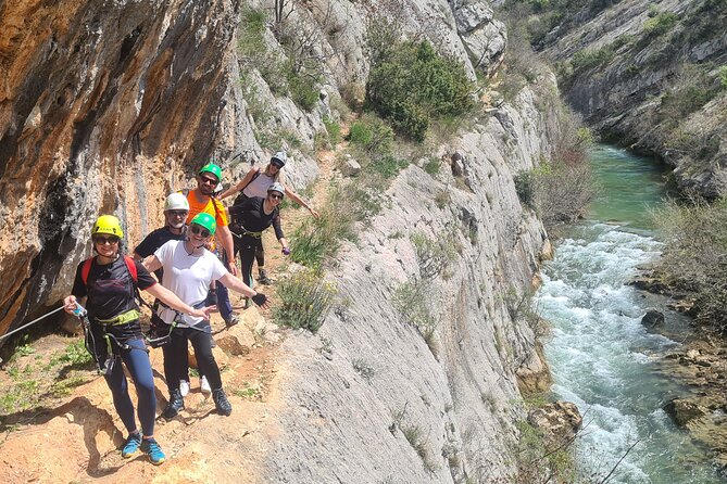 Via Ferrata tour - Čikola Canyon - Learning the safety system before the route begins