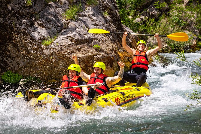 Whitewater Rafting on Cetina River from Split or Šestanovac - Getting fitted with rafting equipment