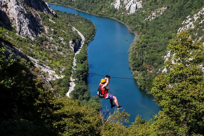Zipline Croatia: Cetina Canyon Zipline Adventure from Omis - The uphill walk is part of the adventure