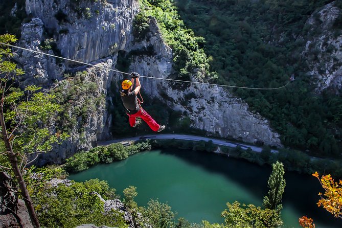 Zipline Croatia: Cetina Canyon Zipline Adventure from Omis - Calm instruction for first-time zipliners