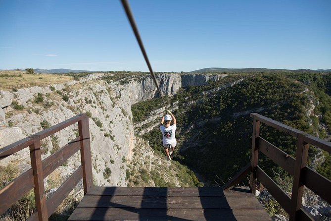 Zipline Šibenik - The 650-meter line: the longest and most dramatic run